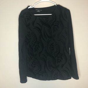 ANN TAYLOR - Patterned Long Sleeve Shirt
